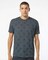 Men’s Star Print Crewneck T-Shirt for Casual, Street & Everyday Style Wear